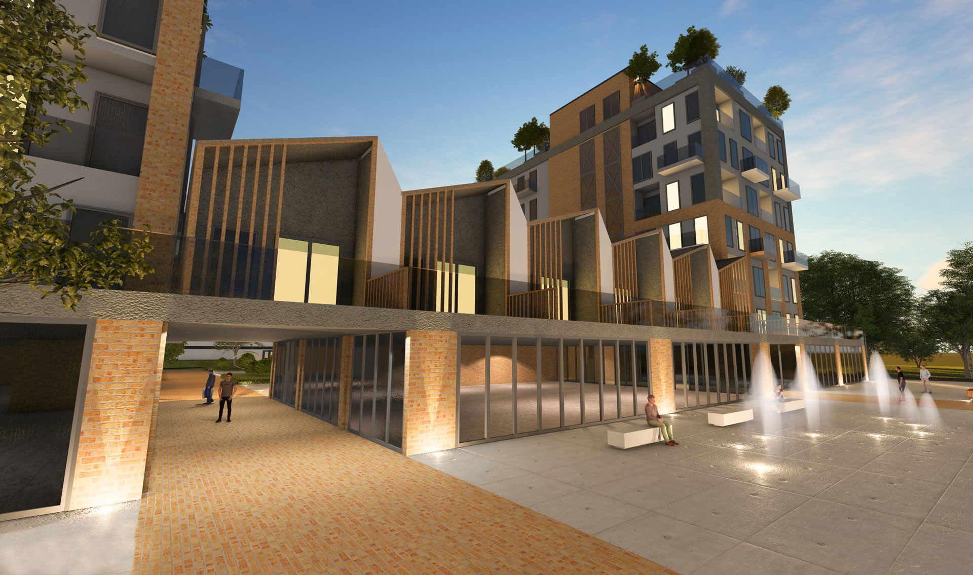 Wizualizacja 04 - Kwartał A przy dworcu